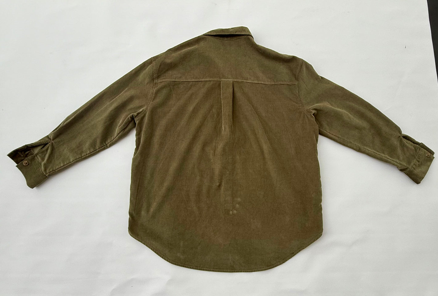 Voza Reworked Corduroy Shirt – “The Crown Collection” (Forest Green, Medium, Unisex)