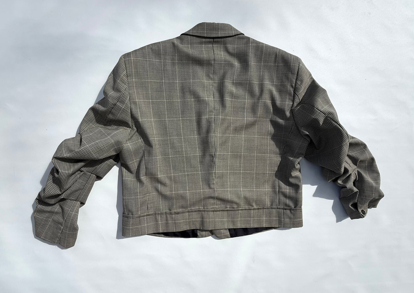 Unisex Cropped Blazer – Crown Collection (Reworked, Size Large)