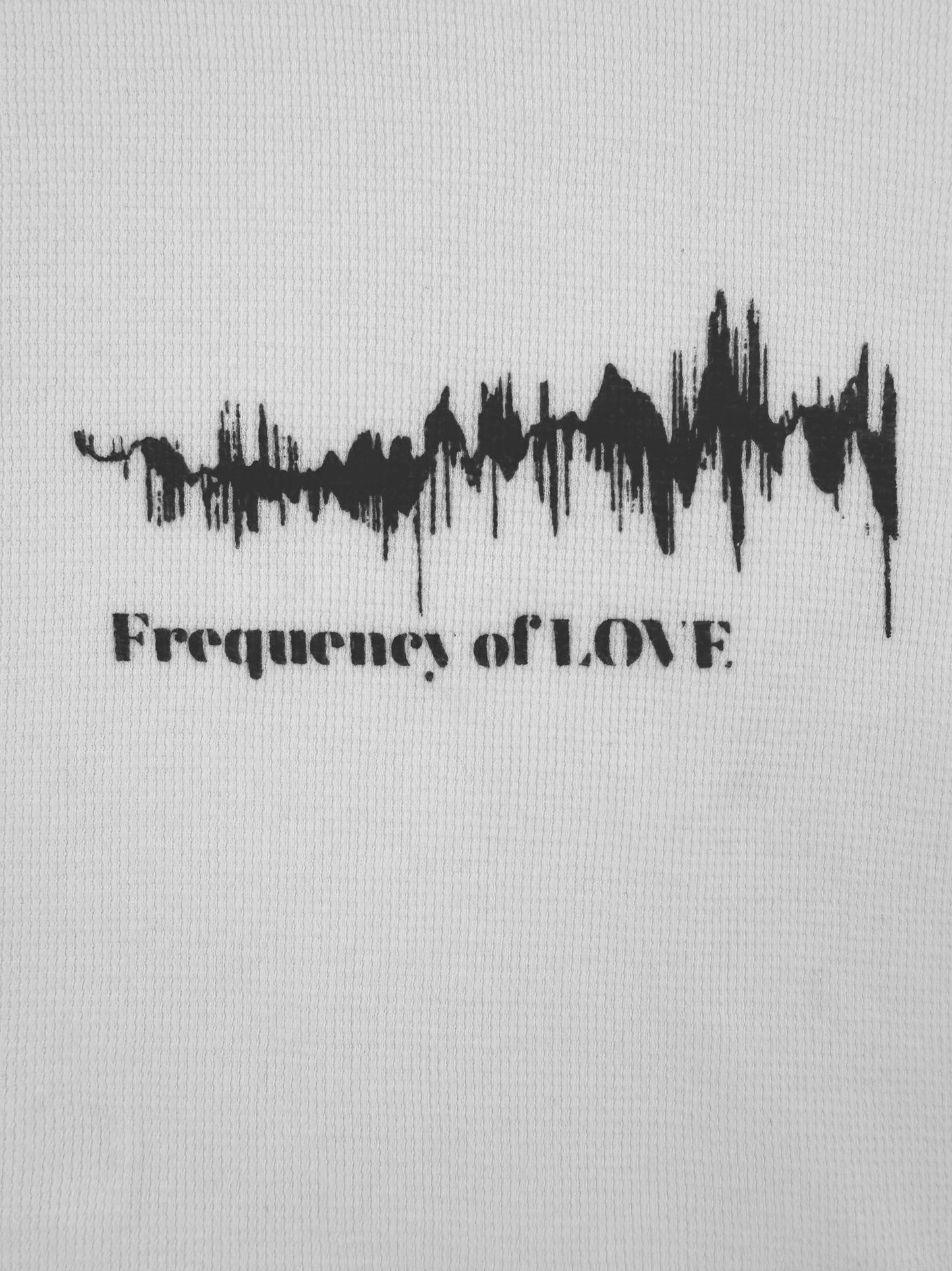 Voza Frequency of Love V-Neck Thermal Long Sleeve – White (L)