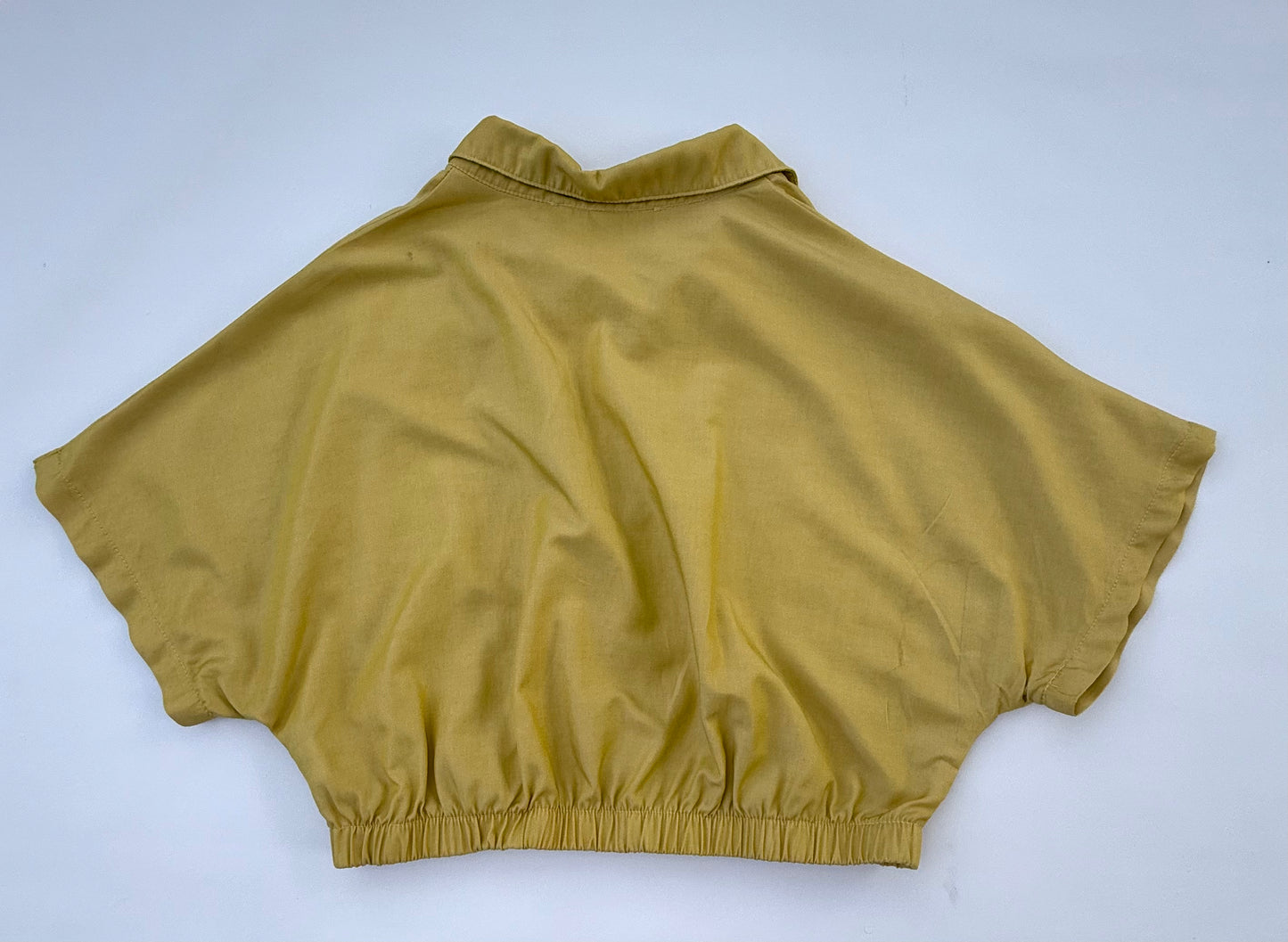 Voza Crown Collection Cropped Shirt – Gold/Yellow (M)