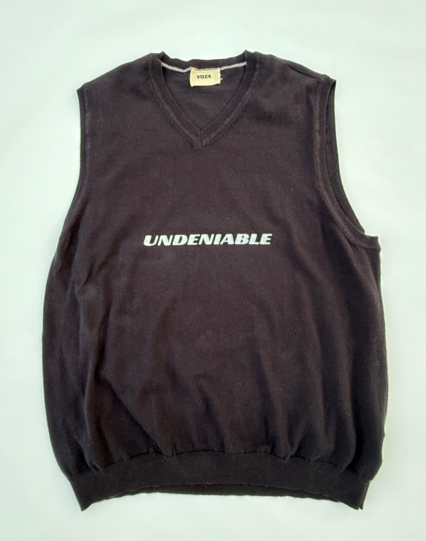 Voza Undeniable V-Neck Sweater Vest – Black (L)